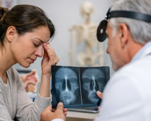 عمل انحراف تیغه بینی