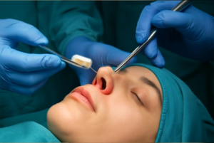 Rhinoplasty-with-rib-cartilage جراحی ترمیمی بینی با غضروف دنده
