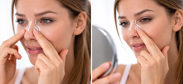 خط کانتور بعد از عمل بینی