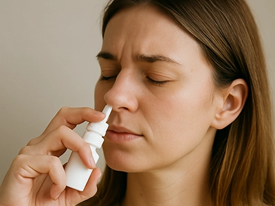 استفاده از اسپری بینی برای کاهش علائم سینوزیت