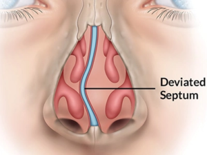 انحراف تیغه بینی