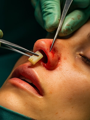 جراحی ترمیمی بینی با استفاده از غضروف دنده