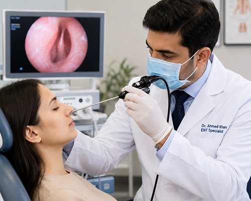 تشخیص آلرژی از سینوزیت توسط پزشک متخصص گوش و حلق و بینی