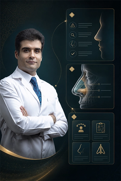 بهترین دکتر ترمیم بینی